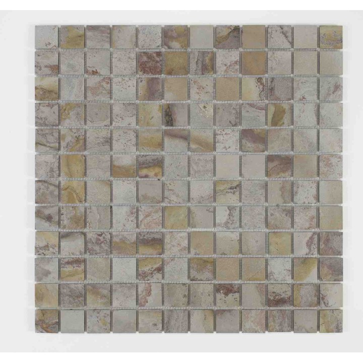 Mosaique en pierre naturelle 2,5 x 2,5 cm