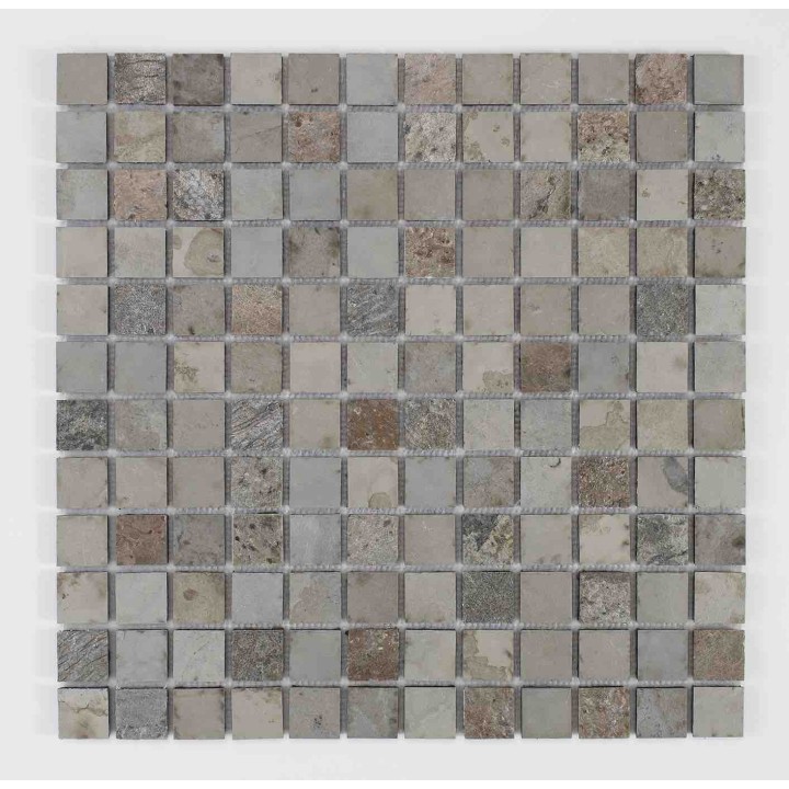 Mosaique en pierre naturelle 2,5 x 2,5 cm