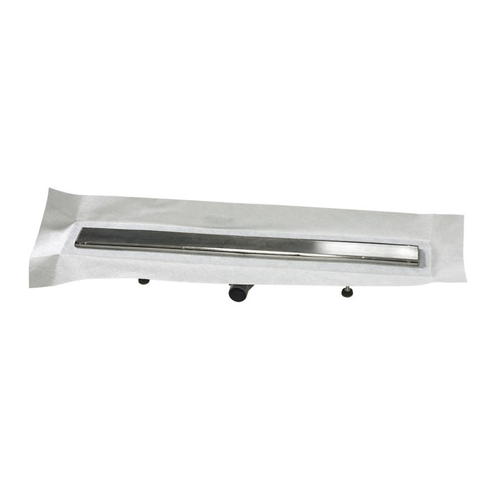 Caniveau de sol en acier inox pour douche italienne