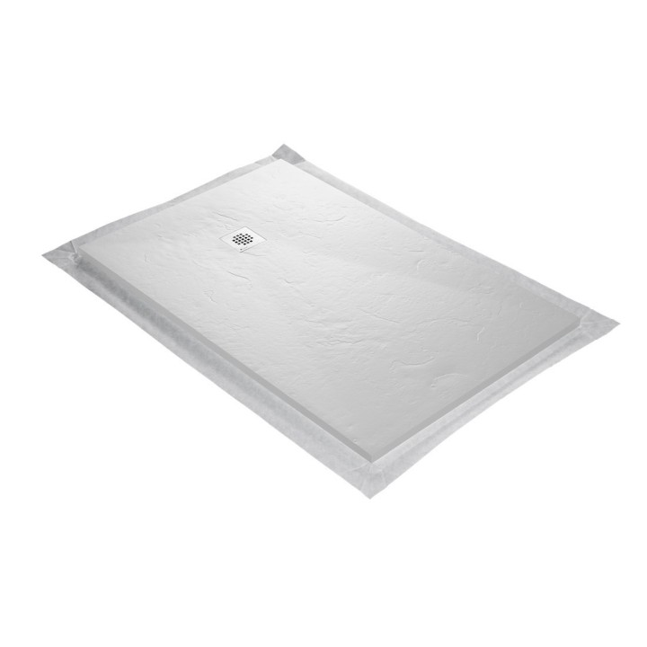 Receveur de douche en résine aspect ardoise