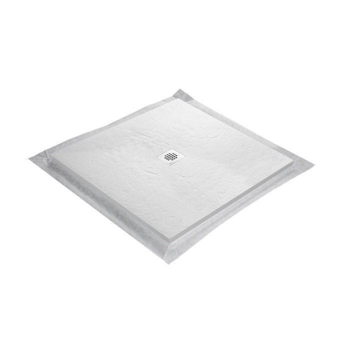 Receveur de douche en résine aspect ardoise