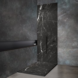 Receveur marbre grille caniveau