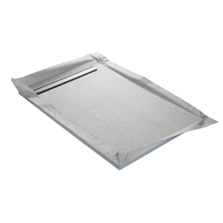 Receveur à carreler mono pente spécial grand format de carrelage
