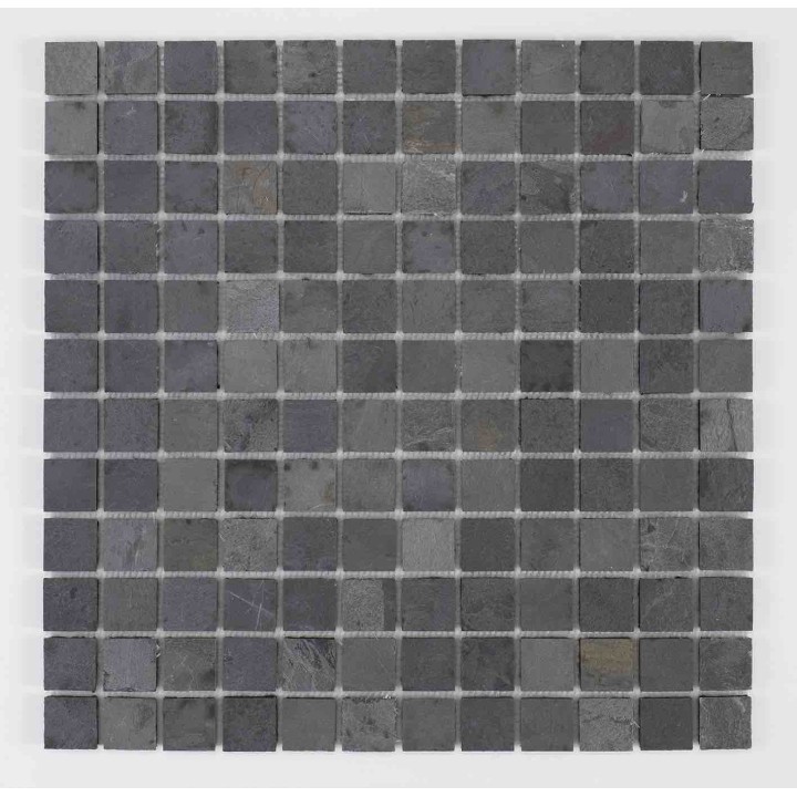 Mosaique pierre naturelle en rouleau 2,5 x 2,5 cm