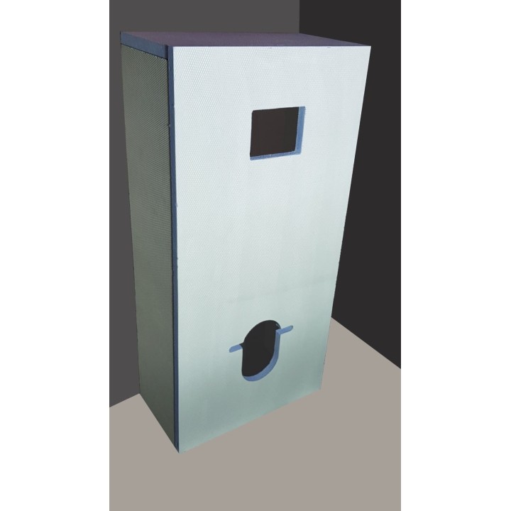 Habillage des bati-supports pour toilettes